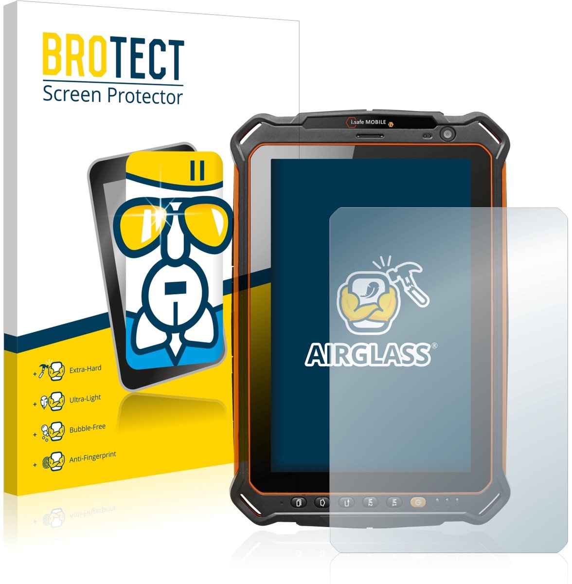 Screenprotector voor i.safe MOBILE IS930.1 Beschermglas transparant