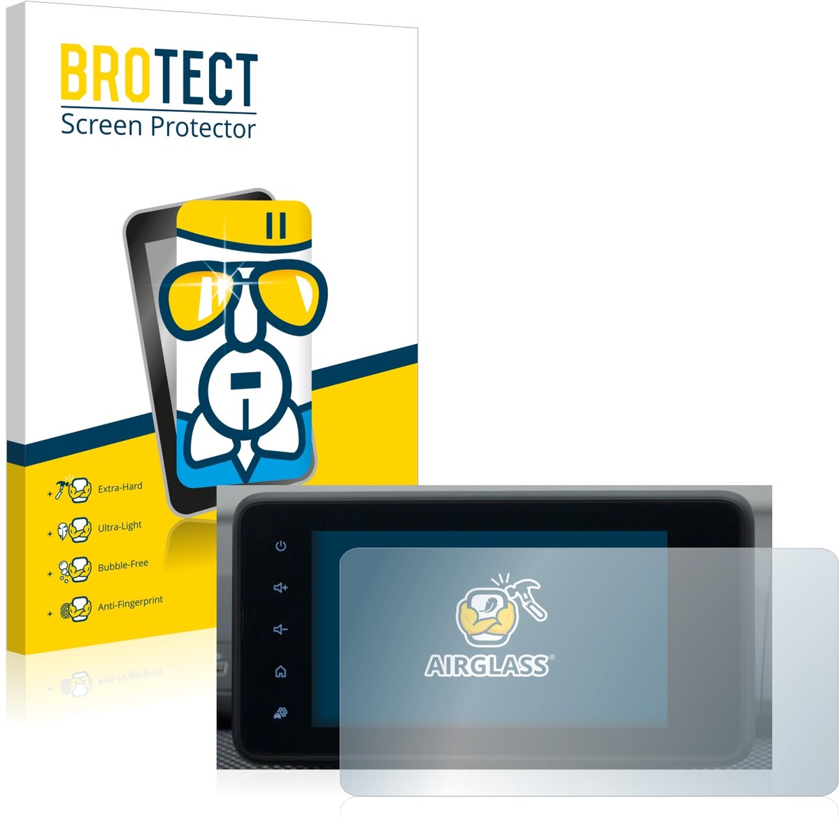 Screenprotector voor Dacia Sandero 2021-2025 Media Display 8" Beschermglas transparant