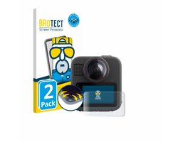 BROTECT - Screenprotector voor GoPro Max 2 - Folie Beschermfolie matte volledig dekking 2 Stuks
