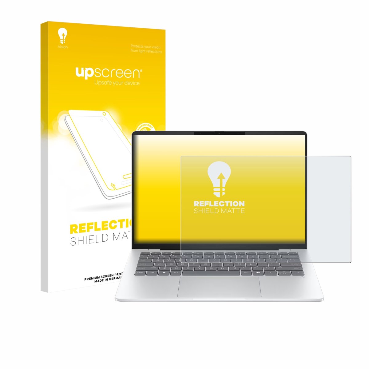 upscreen - Screenprotector voor HP OmniBook 5 14 - Folie Beschermfolie anti glare matte