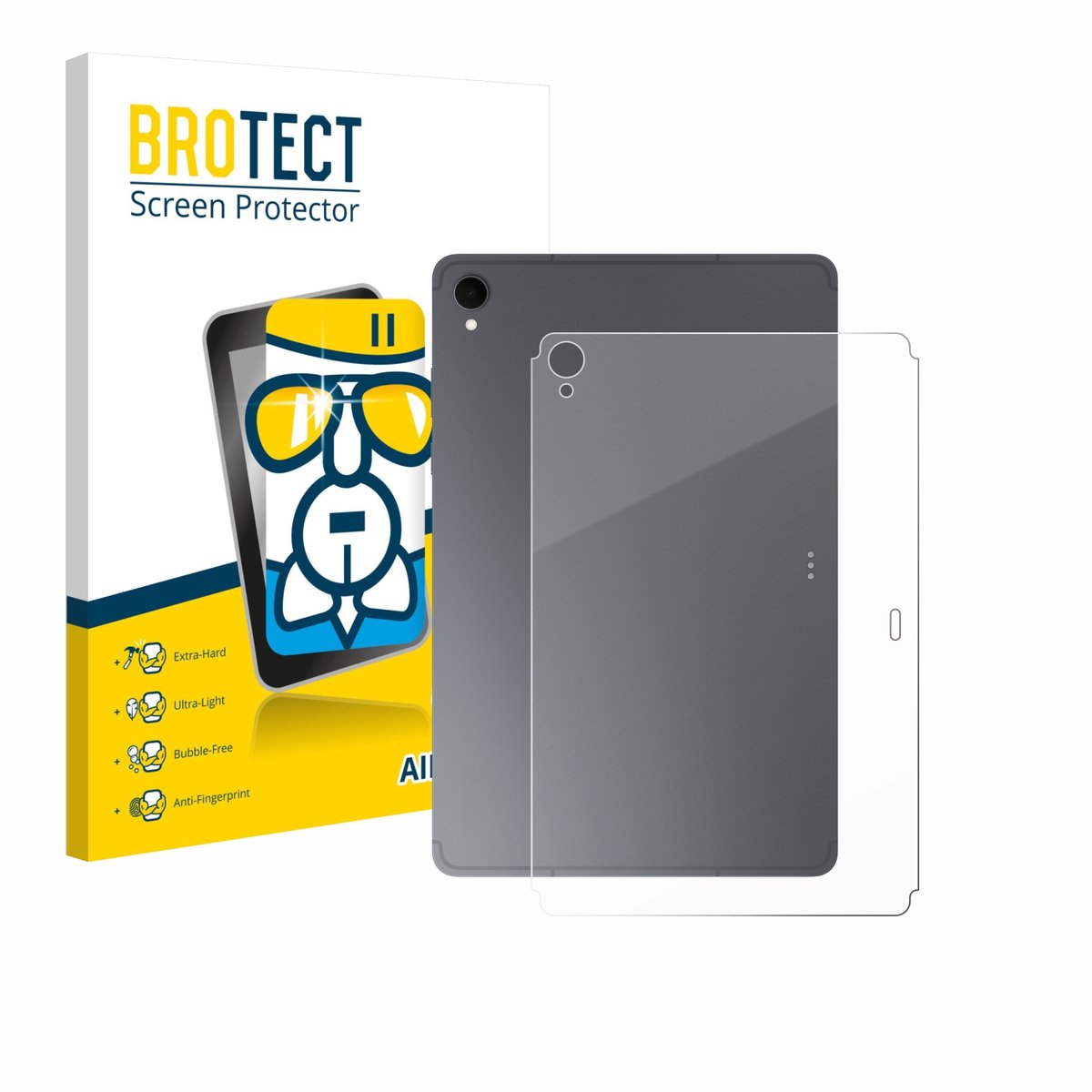 Screenprotector voor Samsung Galaxy Tab S11 (Achterkant) Beschermglas transparant