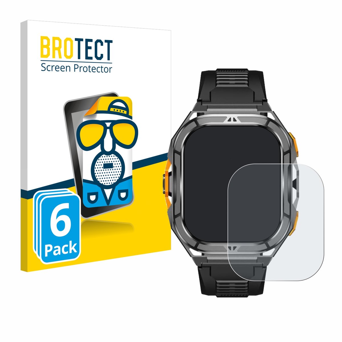 BROTECT - Screenprotector voor Stahlgear Thor 3.0 - Folie Beschermfolie matte 6 Stuks