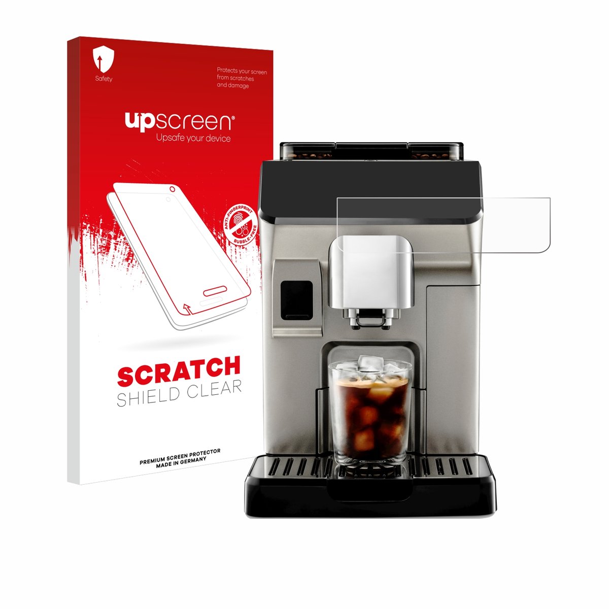 upscreen - Screenprotector voor DeLonghi Eletta Explore - Folie Beschermfolie transparant