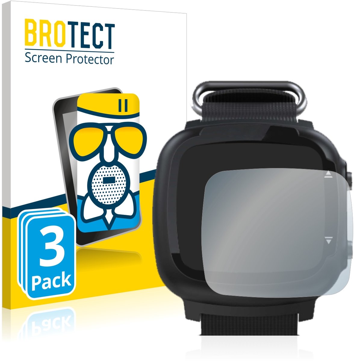 BROTECT - Screenprotector voor Aqualung i330r - Folie Beschermfolie Beschermglas matte 3 Stuks