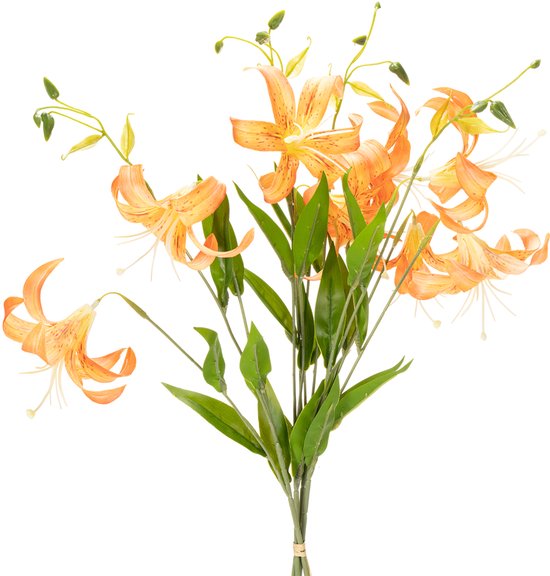 Kunstmatige lelies, decoratie voor bruiloften en evenementen, 77 cm, 4