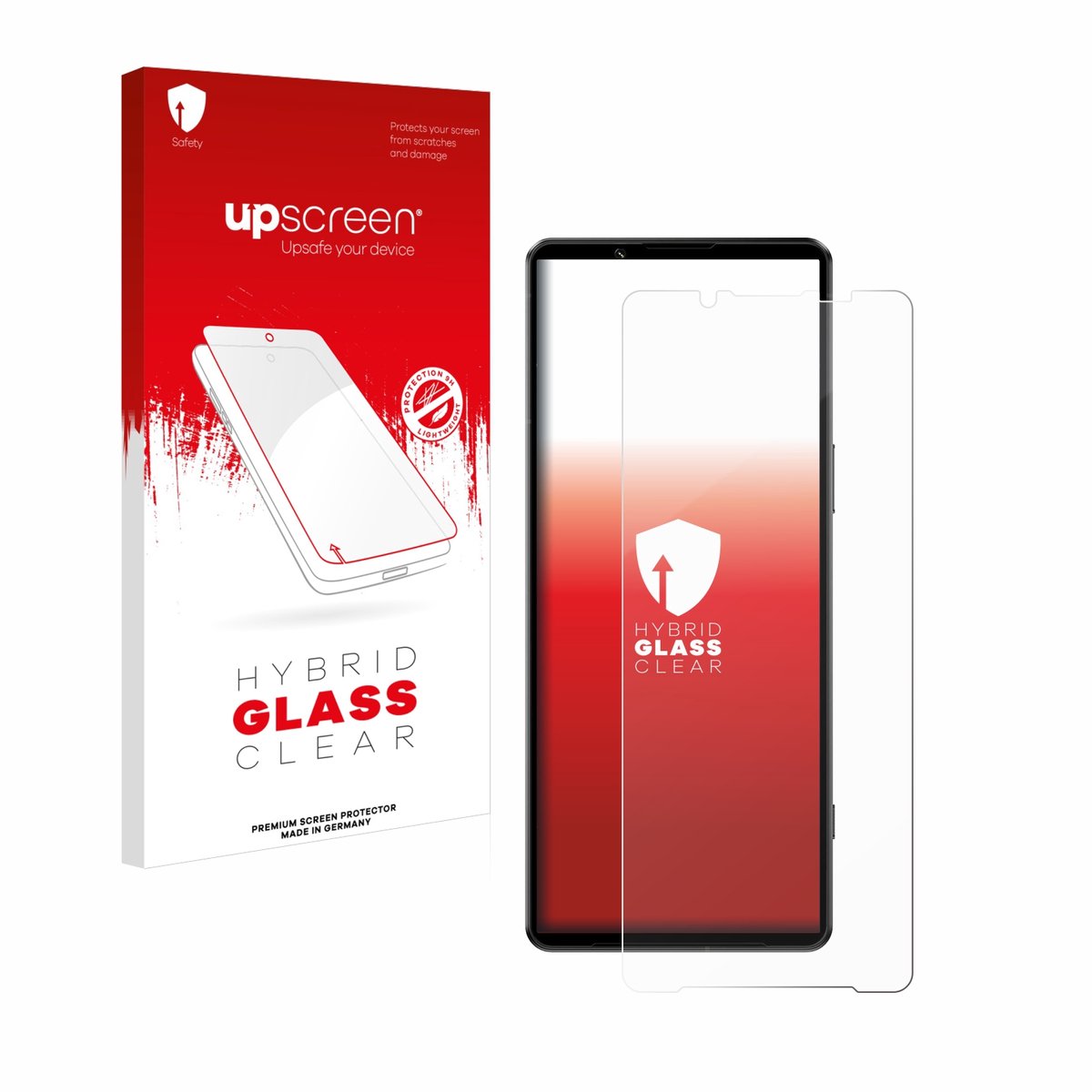 upscreen - Screenprotector voor Sony Xperia 1 IV - Folie Beschermfolie Beschermglas transparant