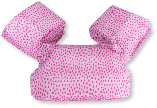 Swim Essentials - Jumper roze stippen - Zwemvest - Drijfvest kind - 2-6 jaar - 15-30 kg