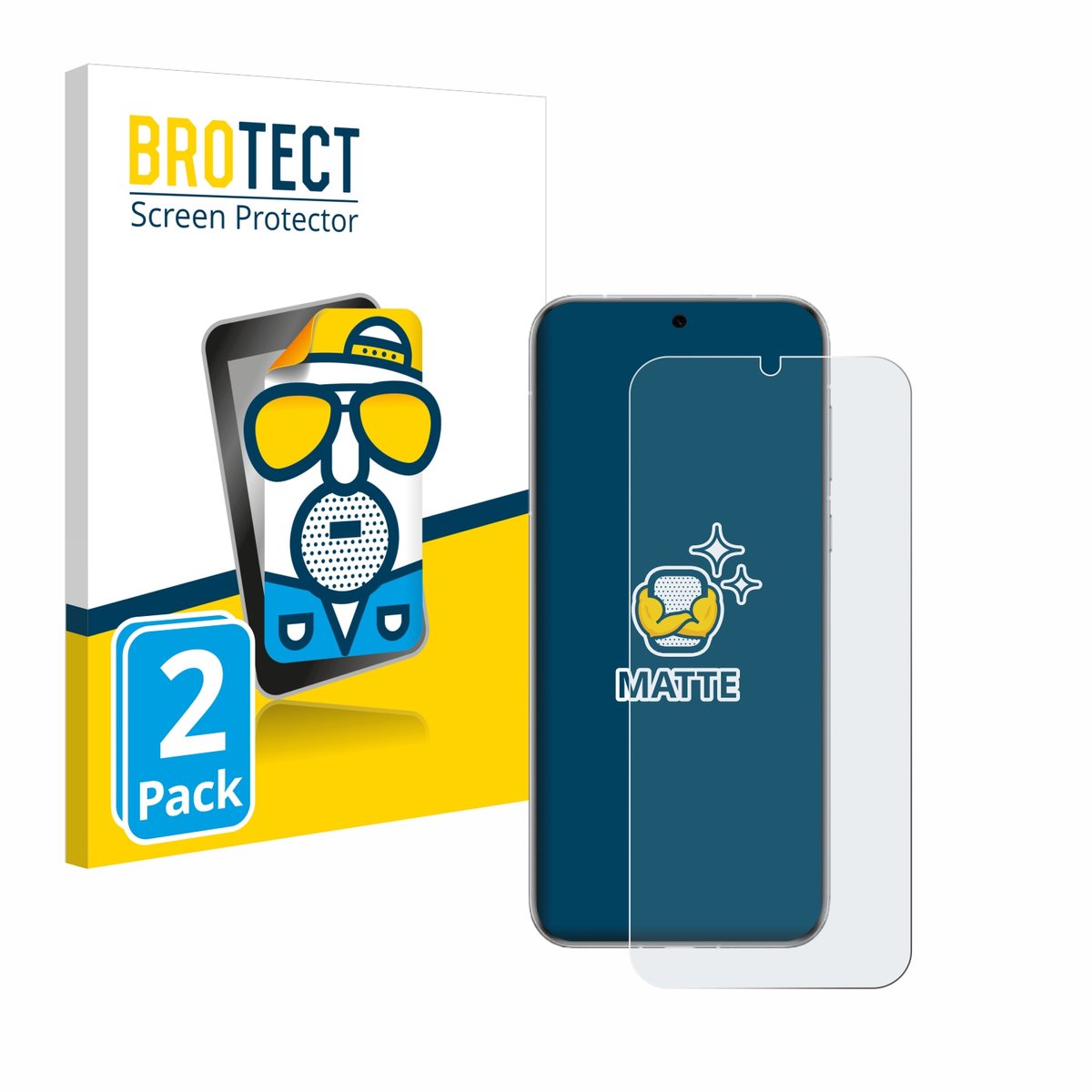 BROTECT - Screenprotector voor Huawei Pura 70 Pro - Folie Beschermfolie matte 2 Stuks