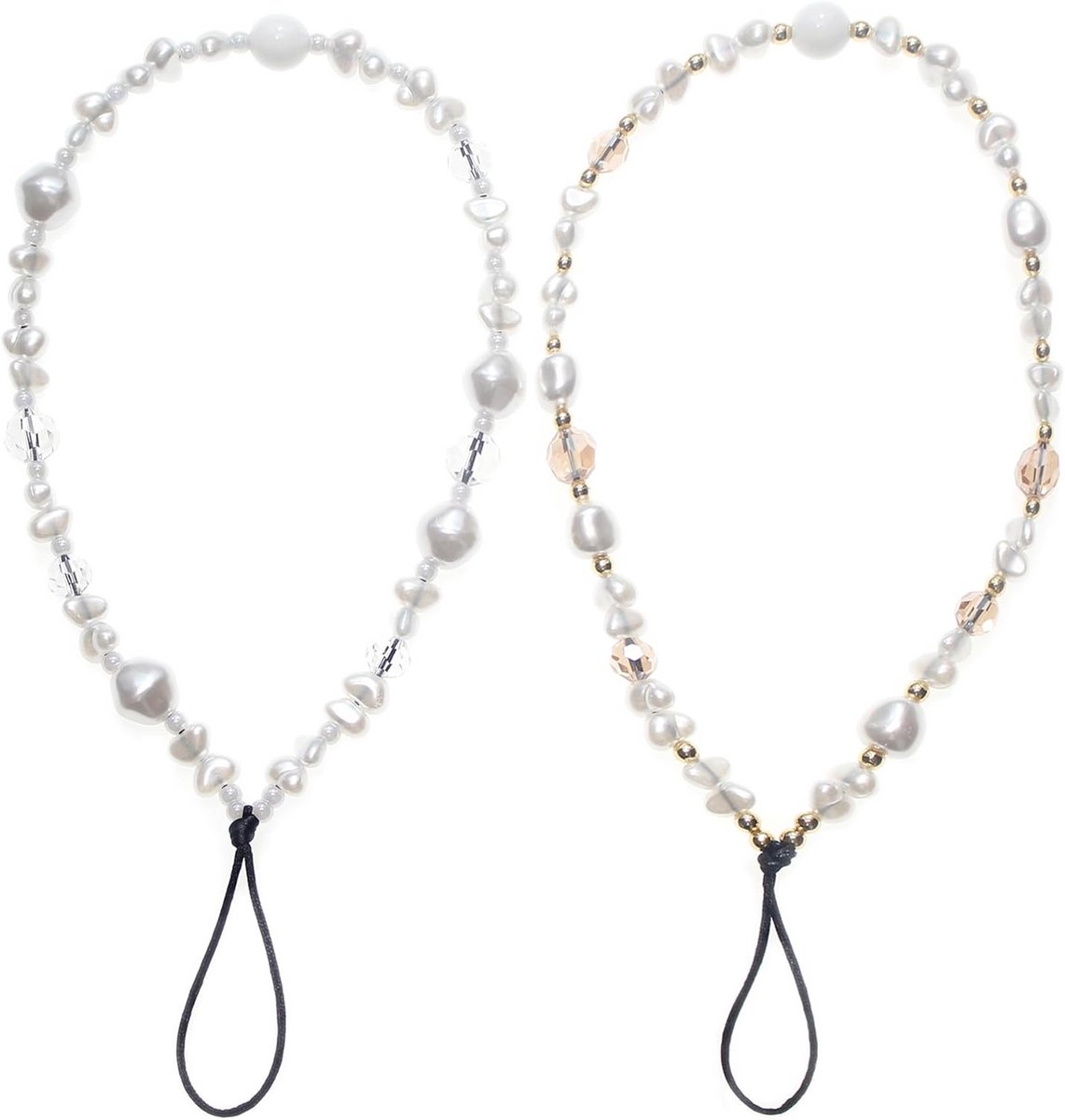 Decoratieve Kralen Camera Polsband voor Telefoon en Portemonnee