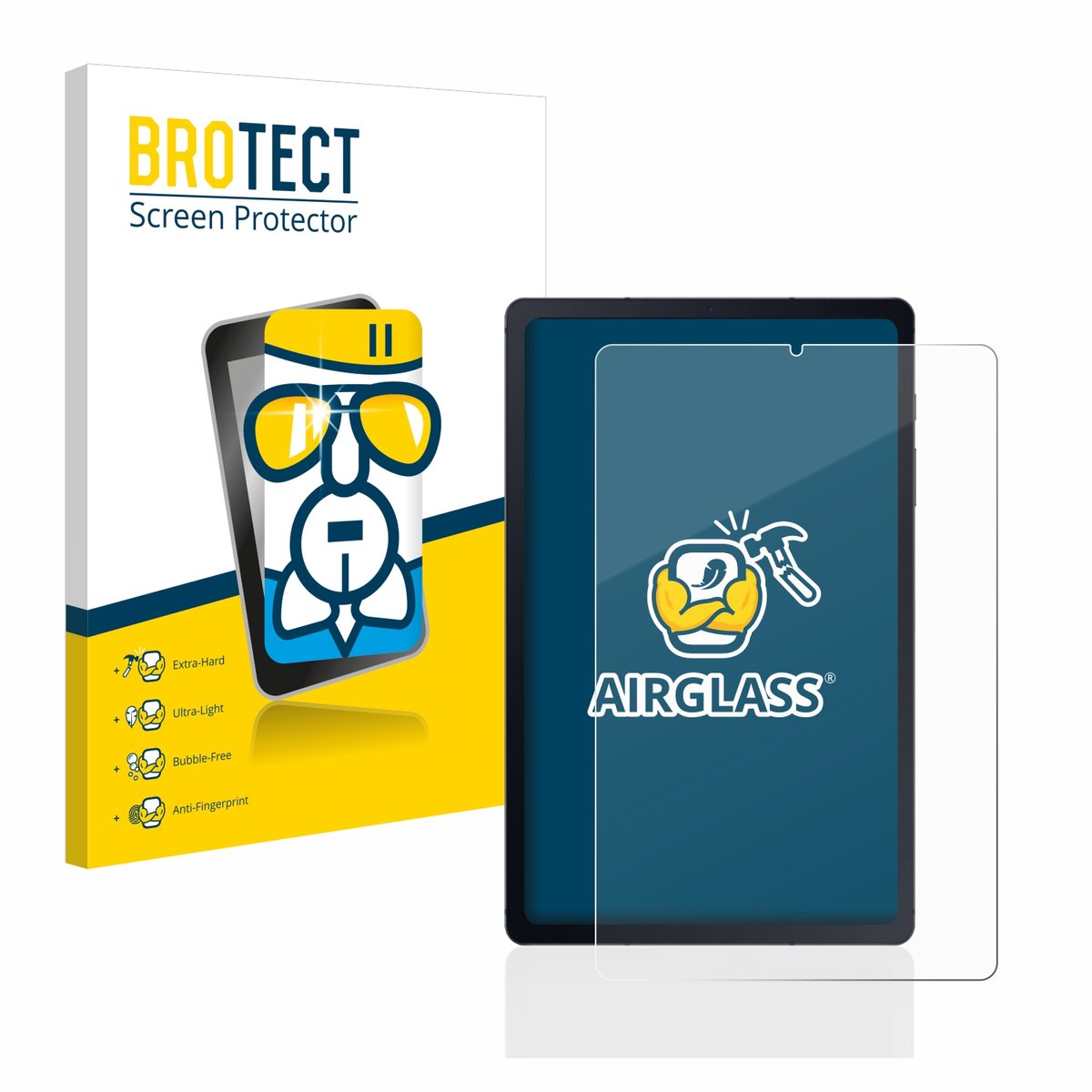 Screenprotector voor Samsung Galaxy Tab S6 Lite LTE / WiFi 2020 Beschermglas transparant