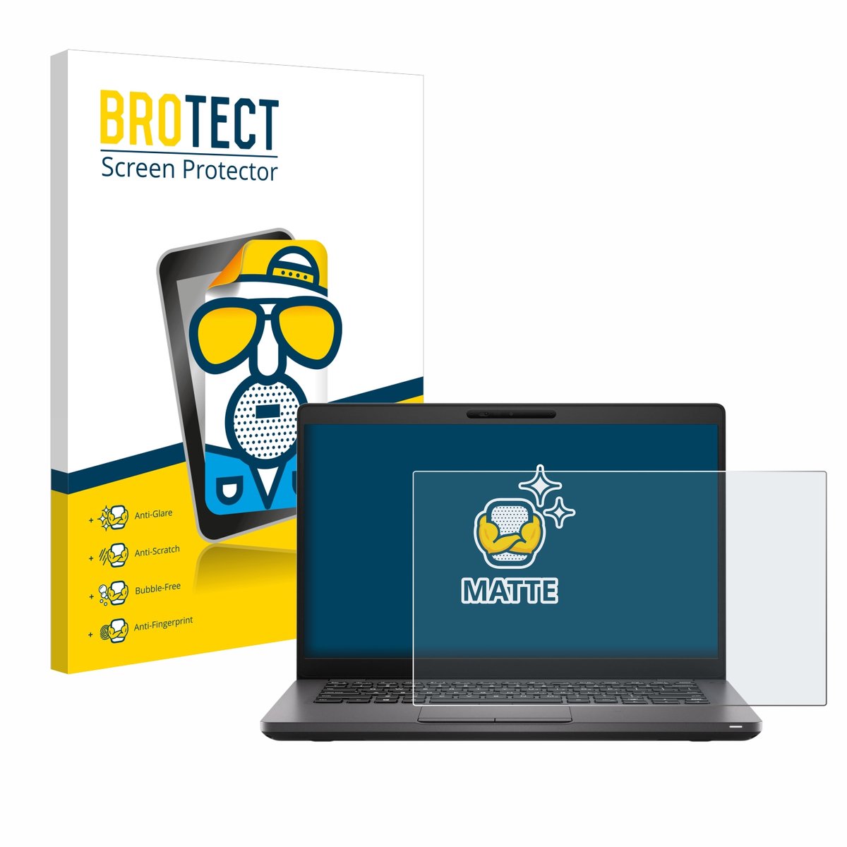 BROTECT - Screenprotector voor Dell Latitude 5400 - Folie Beschermfolie matte