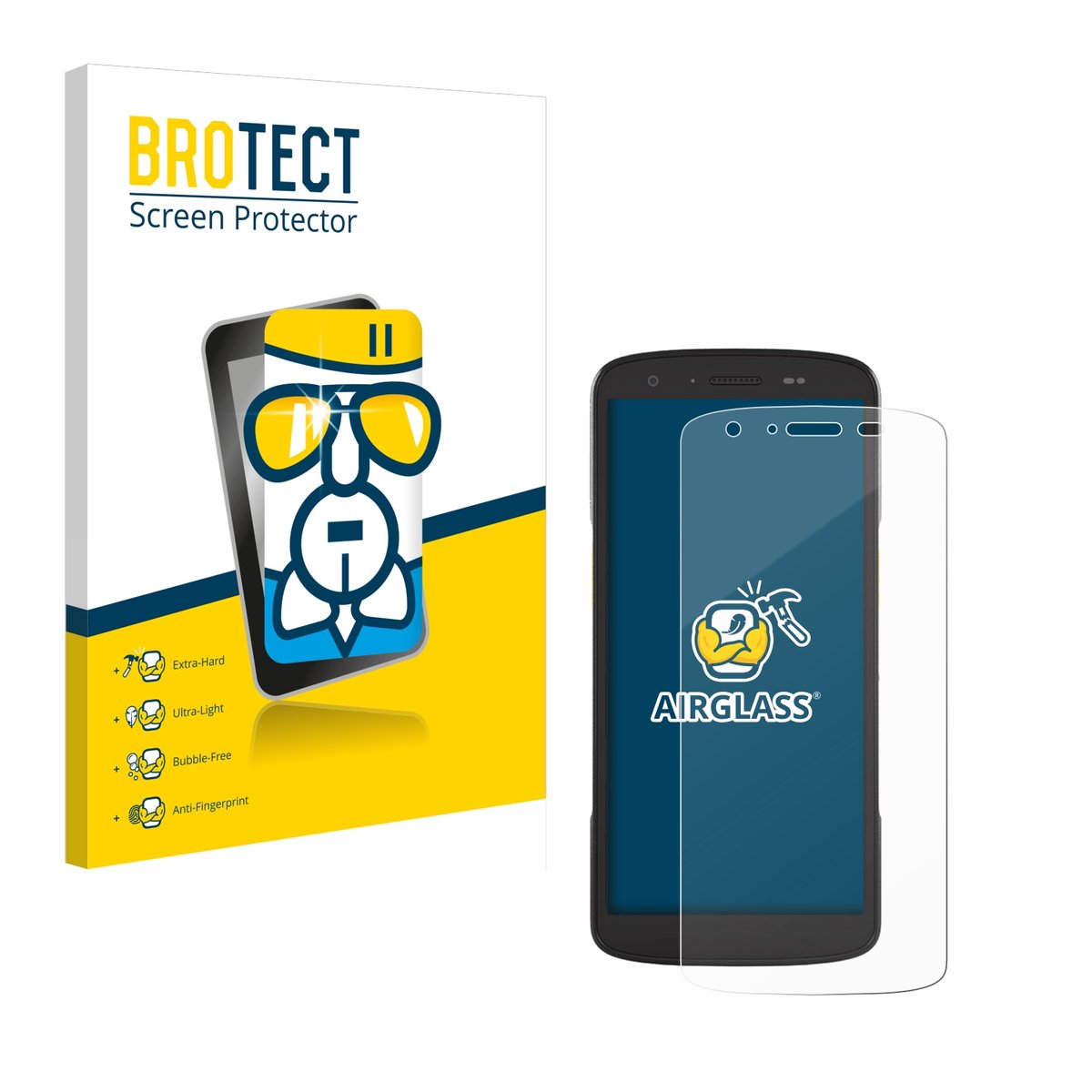 Screenprotector voor Zebra TC27 Beschermglas transparant
