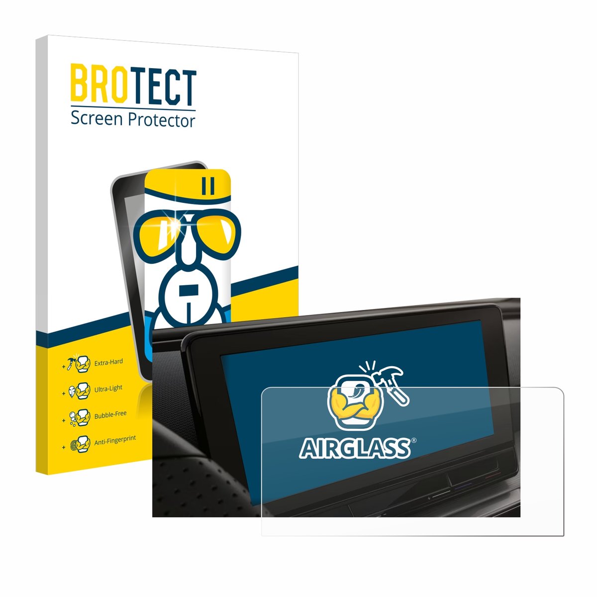 Screenprotector voor Seat Leon Cupra KL 2022 12" Beschermglas transparant