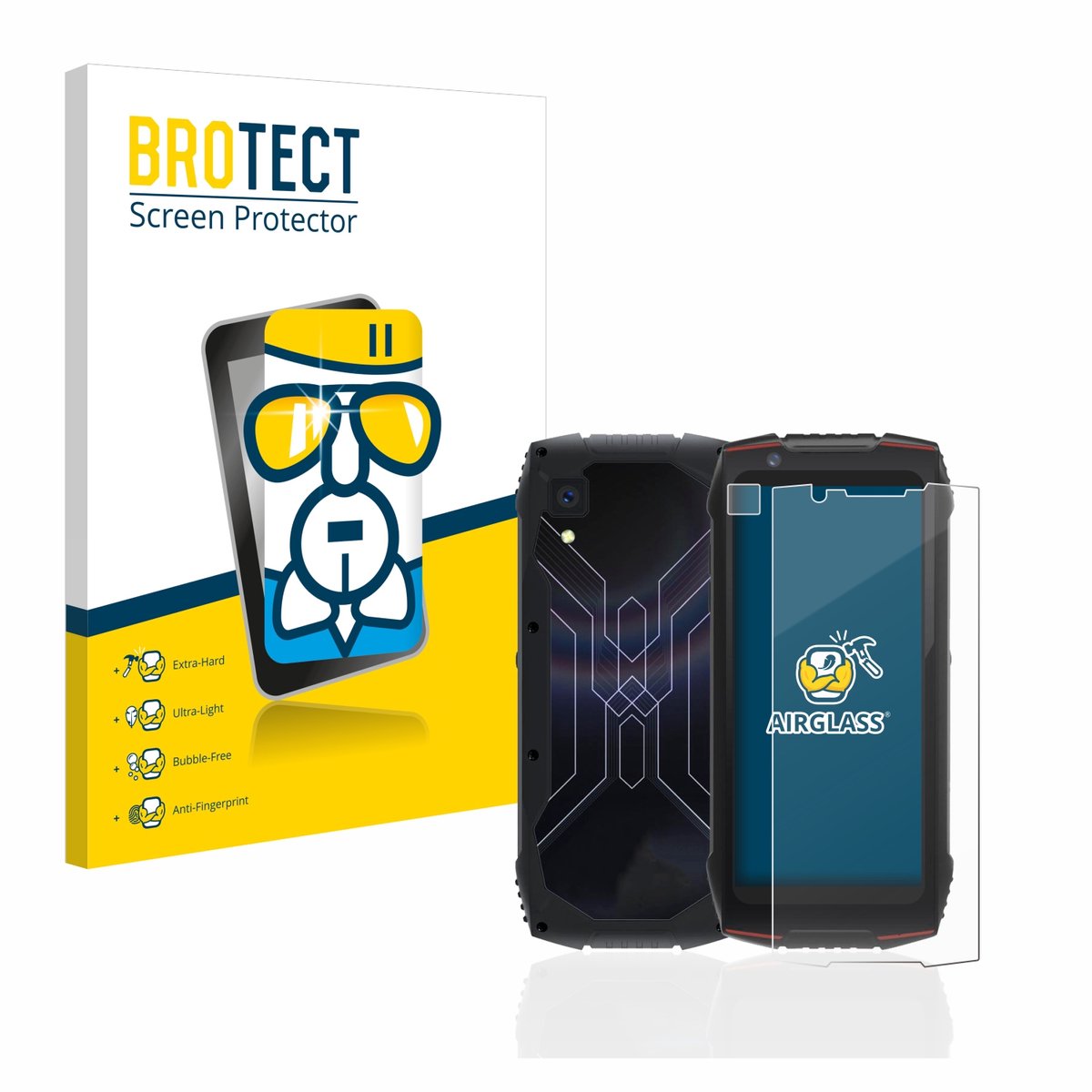 Screenprotector voor Cubot King Kong Mini 3 (Voor+Camera) Beschermglas transparant