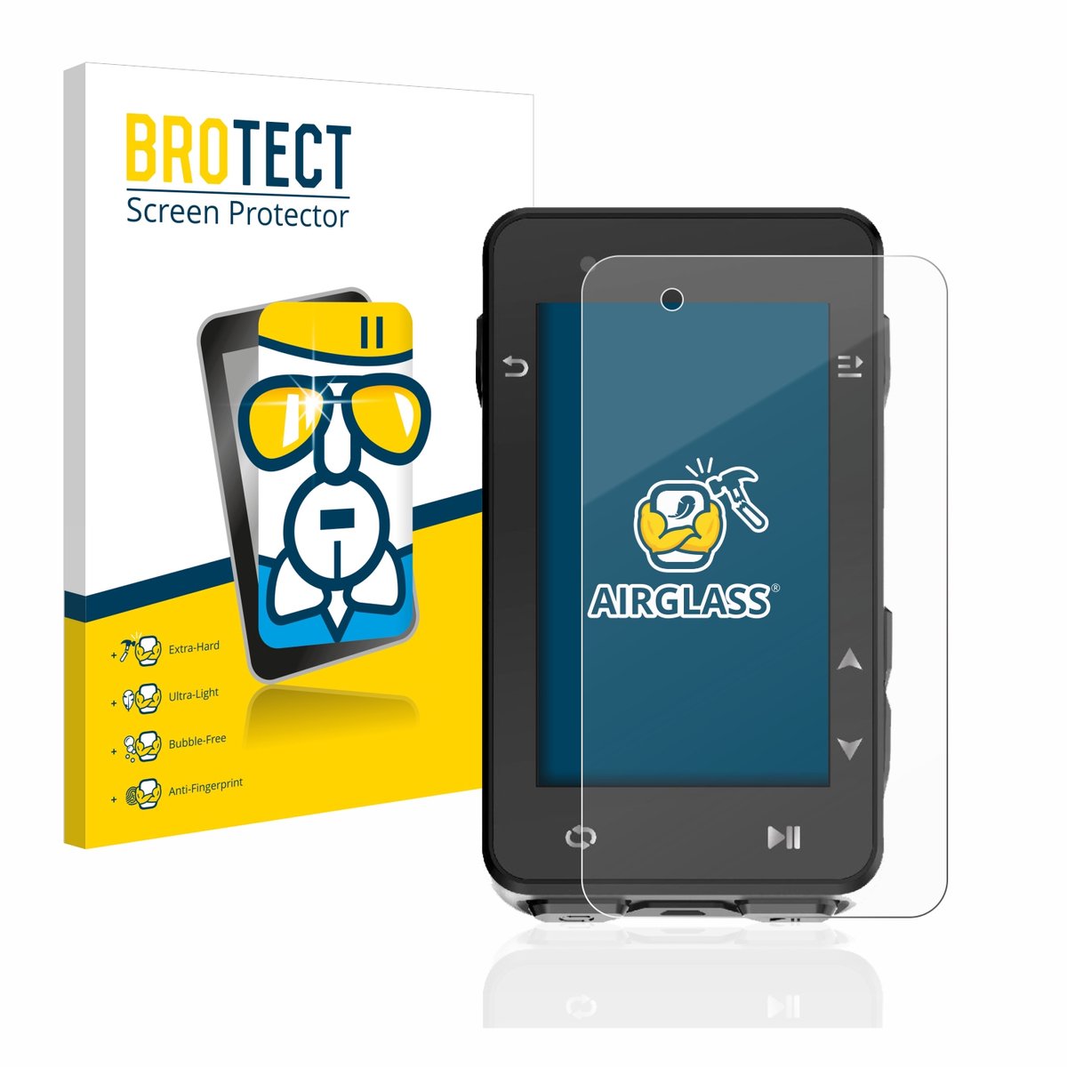 Screenprotector voor igpsport iGS630 Beschermglas transparant