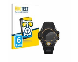 Screenprotector 6 Stuks voor Casio G-Shock GW-9400Y-1 Beschermglas transparant