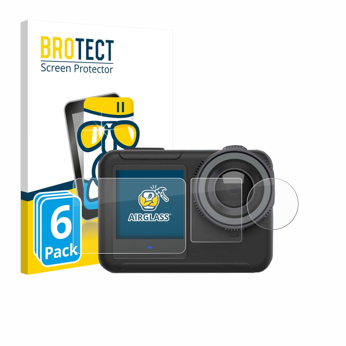 Screenprotector 6 Stuks voor SVBONY SVGO3 4K Beschermglas transparant