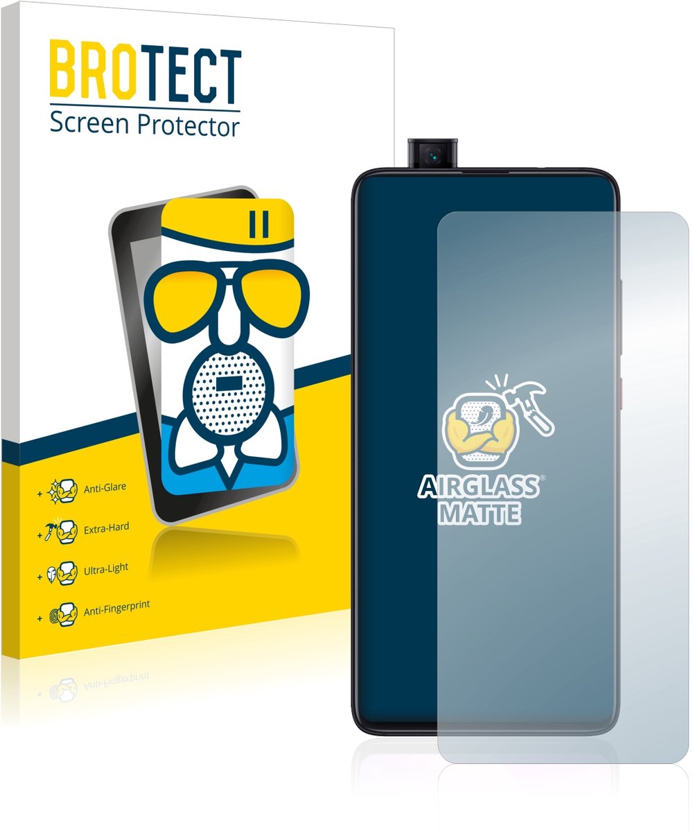 BROTECT - Screenprotector voor Xiaomi Mi 9T Pro - Folie Beschermfolie Beschermglas matte