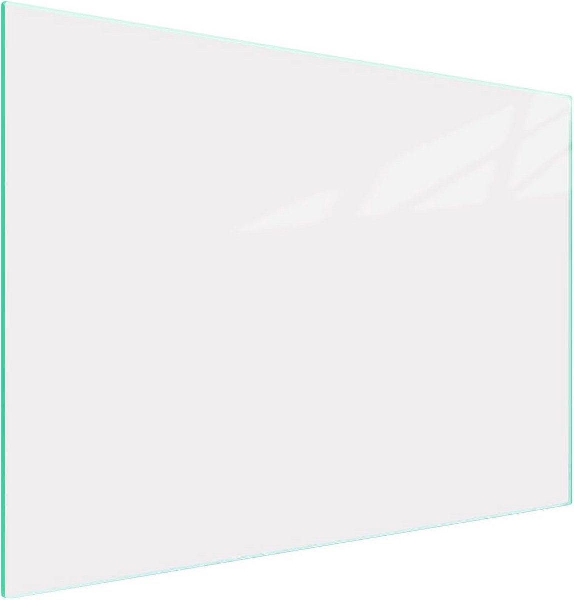 Universele Afdekplaat Kookplaat Wit 40x30 cm Hittebestendige Glas Beschermplaat voor Inductie en Keramisch