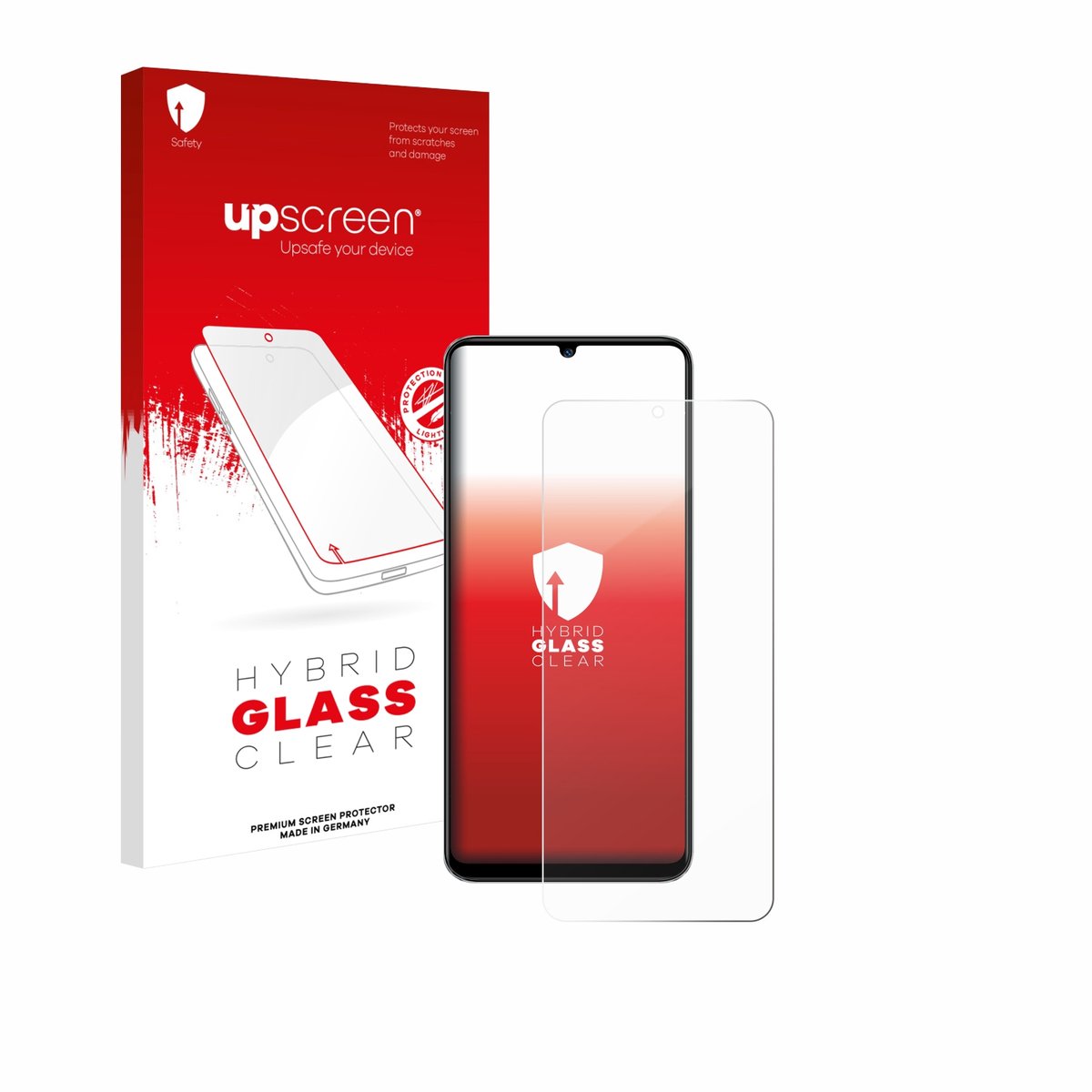 upscreen - Screenprotector voor KXD 13C - Folie Beschermfolie Beschermglas transparant