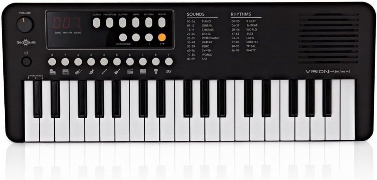 Draagbaar Mini Keyboard Piano met 37 Toetsen - Ideaal voor Kinderen en Beginners