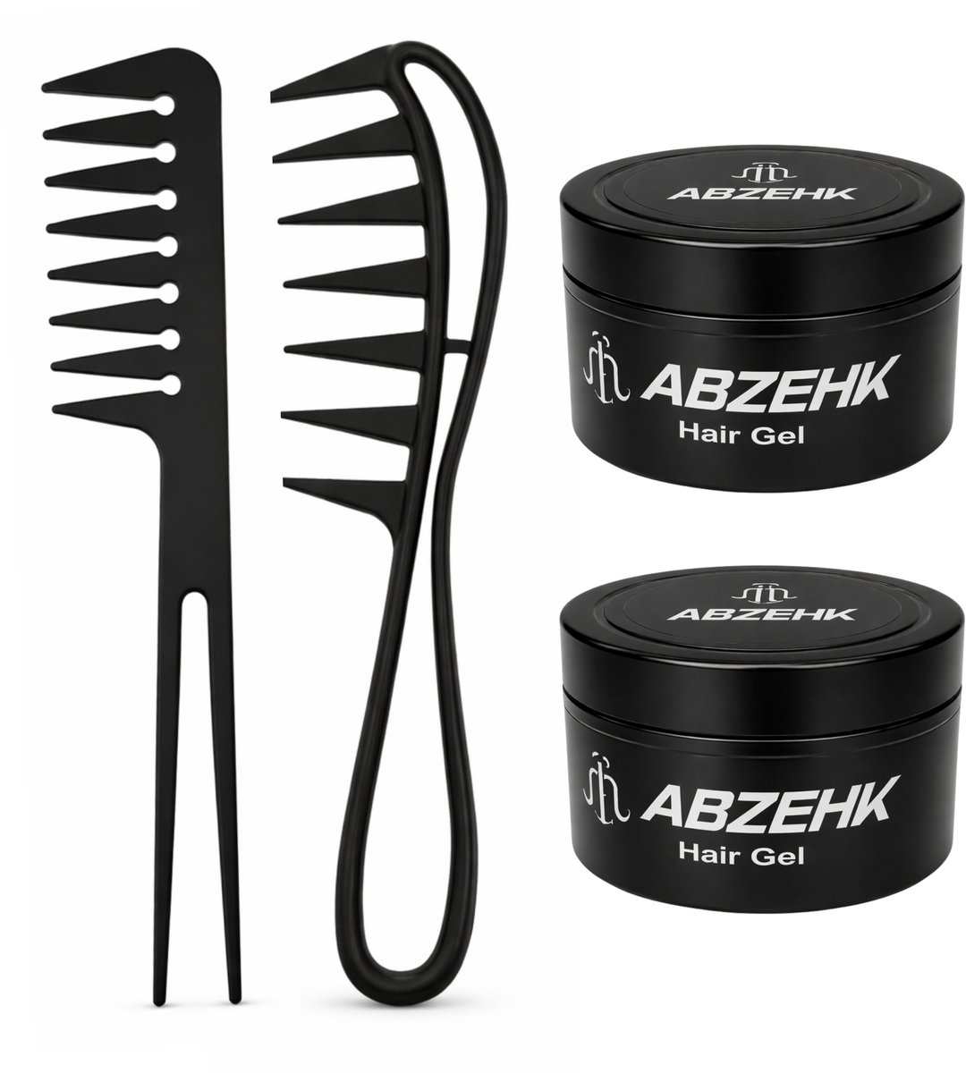 Haargel - Ultra Hard Touch - Transparant - 450ml - Abzehk - Met Styling Kam - Haarstylingtools