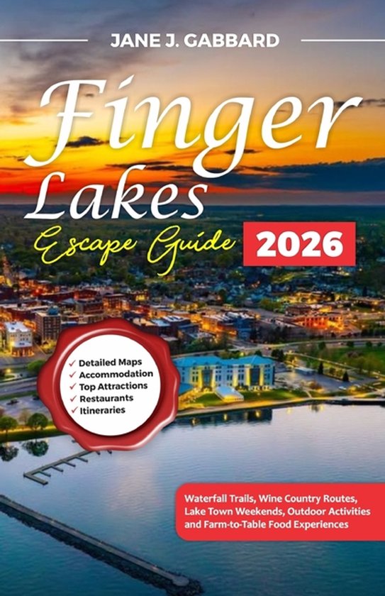 Fun Travel Guide-The Finger Lakes Escape Guide - cover