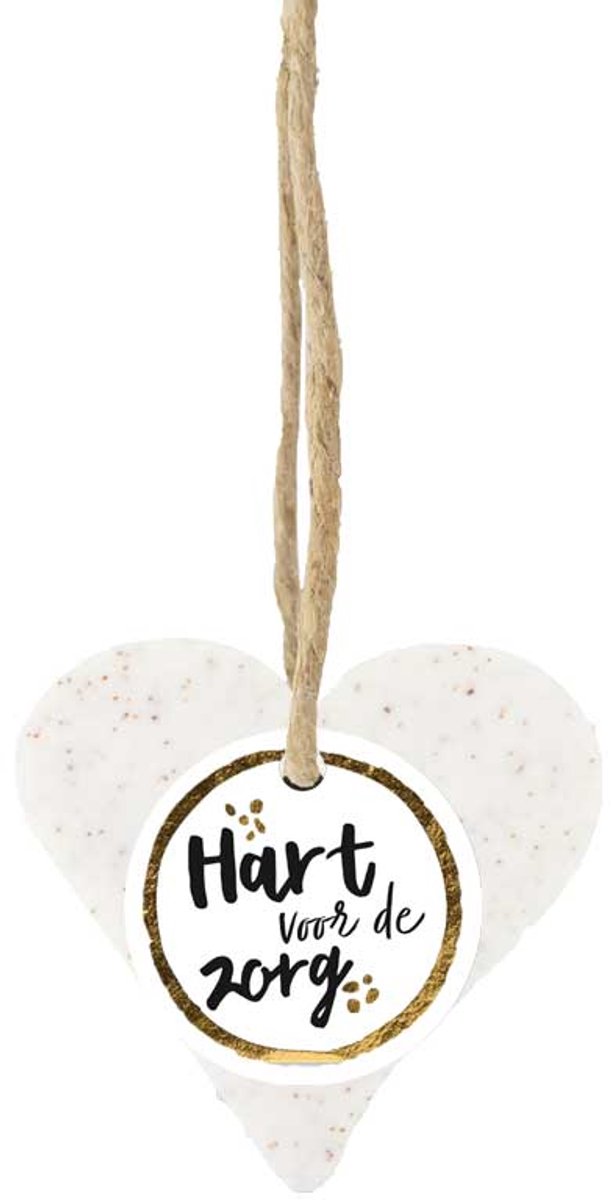 100%LEUK - Zeephart - Wit - Hart voor de zorg