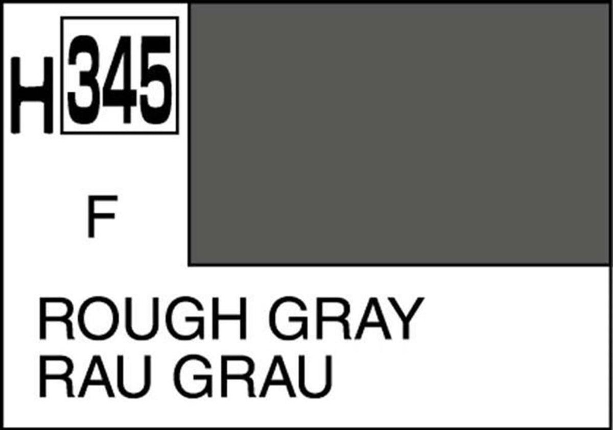 Gunze H-345 - Rough Gray - Mr. Hobby Aqueous Modelbouwverf 10ml