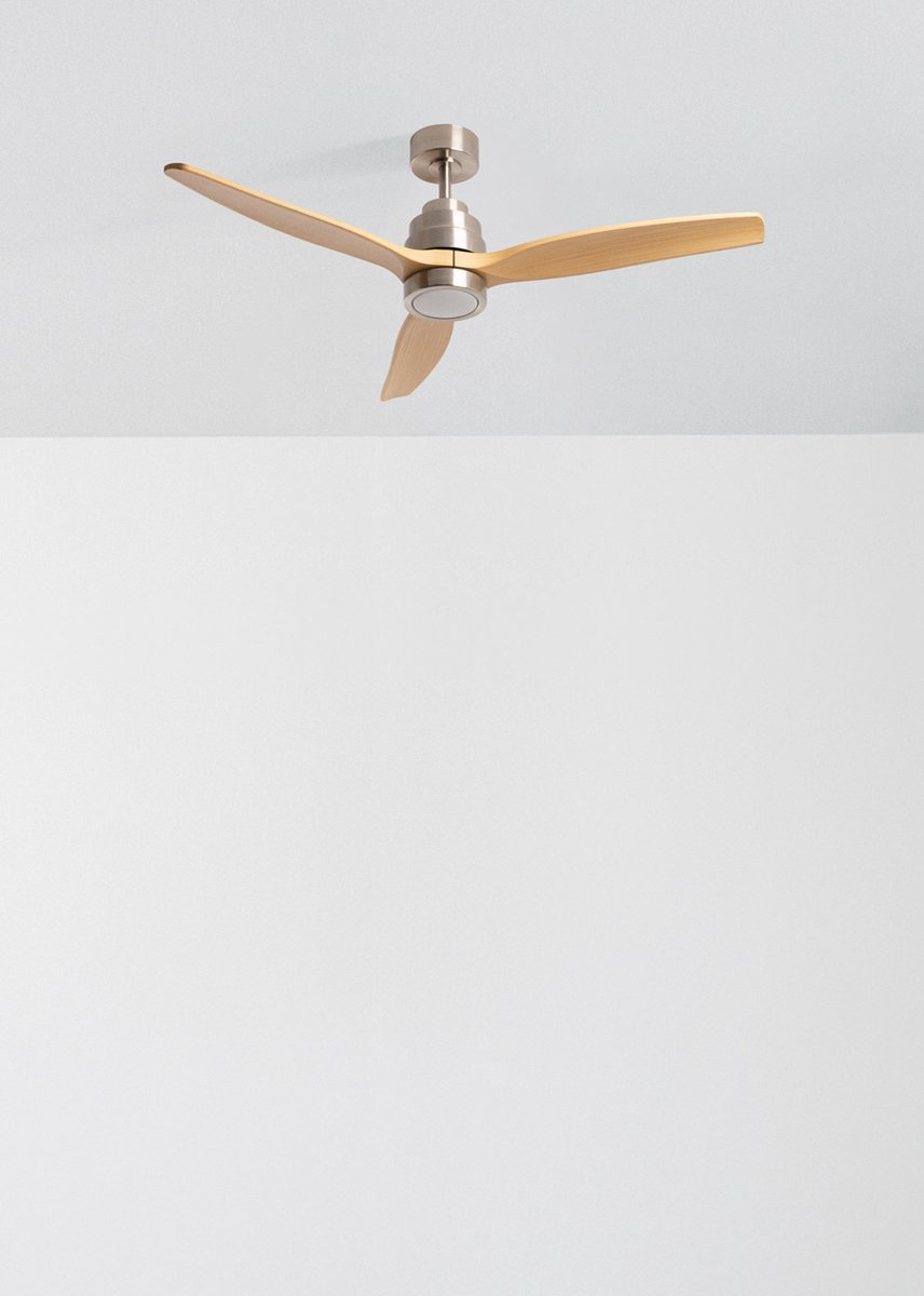 CREATE - Stille plafondventilator van 40 W met technische ABS-bladen, verkrijgbaar in verschillende maten - M - Met licht - WIFI - WIND STYLANCE – foto 2