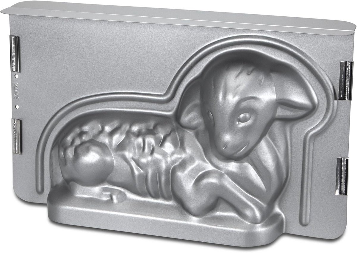 Taartvorm - Bakvorm Lam - Paas Gebak - Zelfnivellerend - 36 x 22 cm
