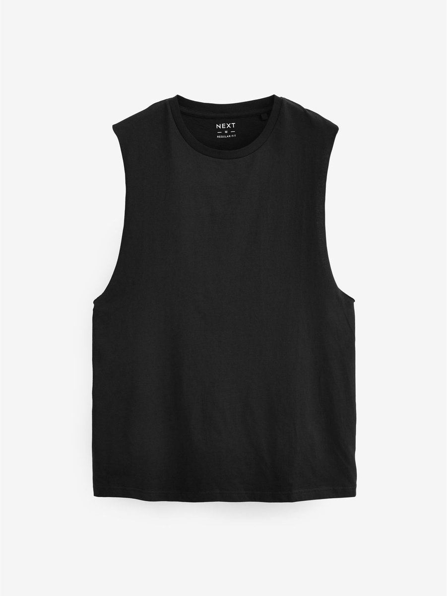 Next - Heren - Tanktop - Zwart