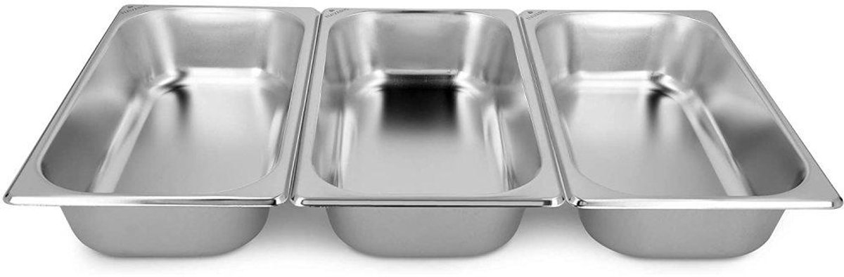Panerenset – Roestvrijstaal – 3 kommetjes voor paneren – 3 stuks – Zilver