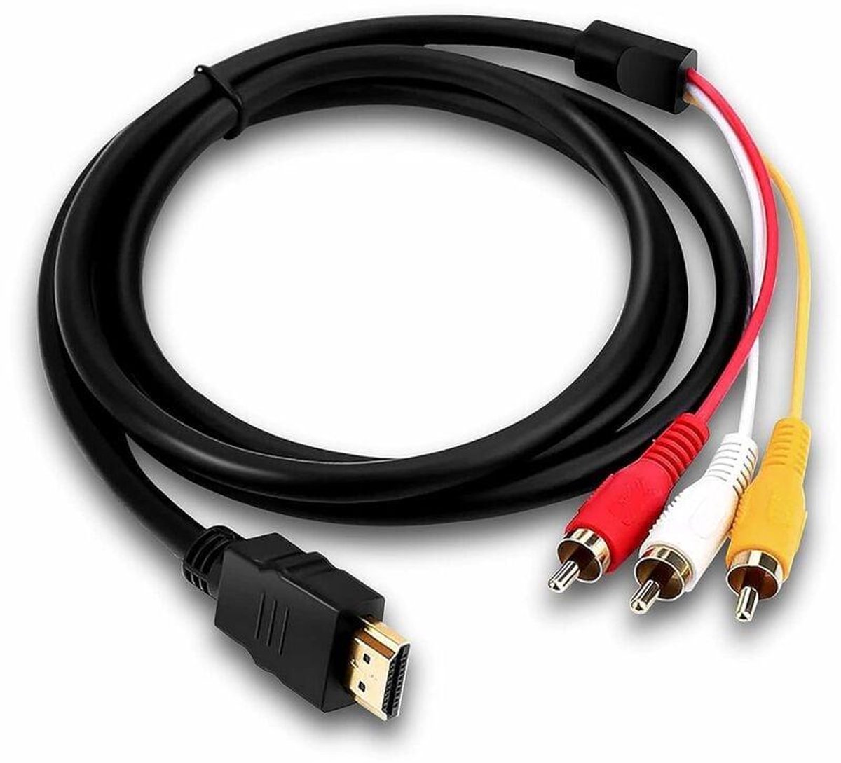 HDMI naar RCA - Decoder Kabel - HD Conversie - 1,5 m - Voor TV en DVD-speler