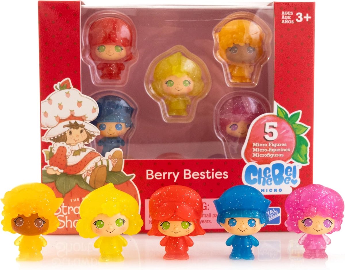 Strawberry Shortcake Berry Besties verzamelfiguren set - 4 cm groot - limited edition