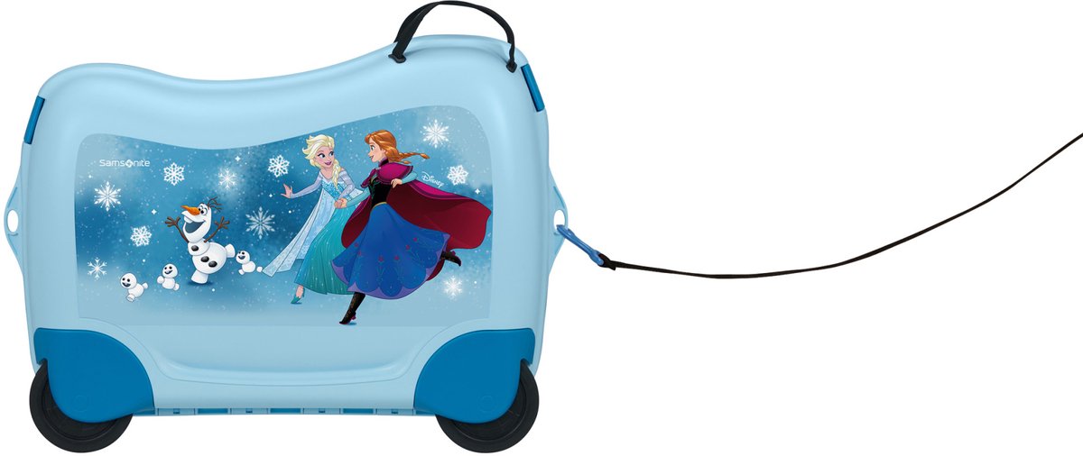 Samsonite Kinderkoffer - Dream2Go Disney Ride - on Suitcase Disney Frozen Magic Lichtblauw 52cm — afbeelding 11