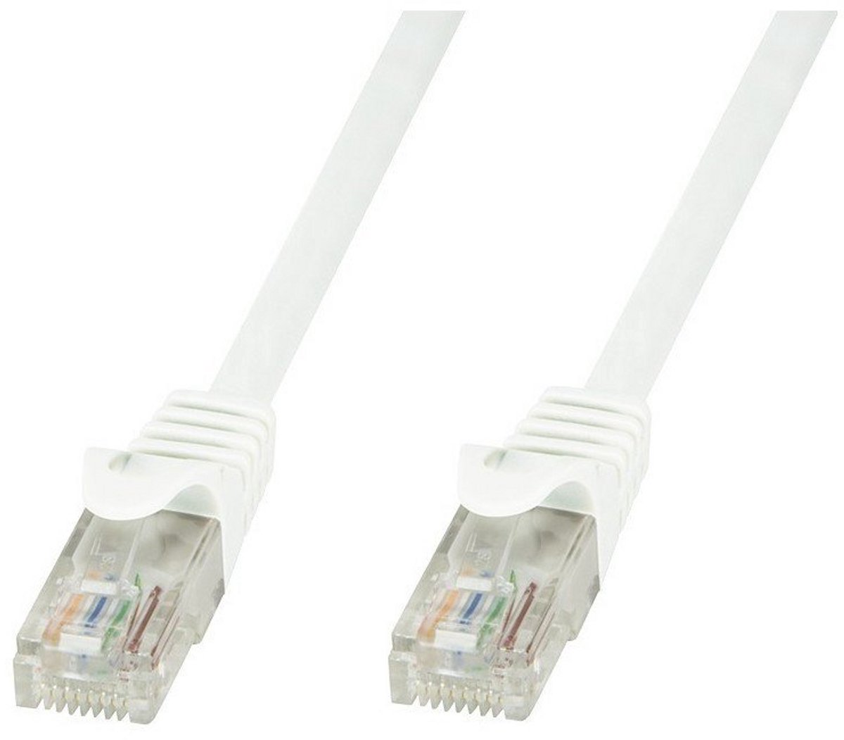 Netwerkkabel 1 meter CAT6 UTP Wit - Snelle Internetkabel met RJ45 Connectoren