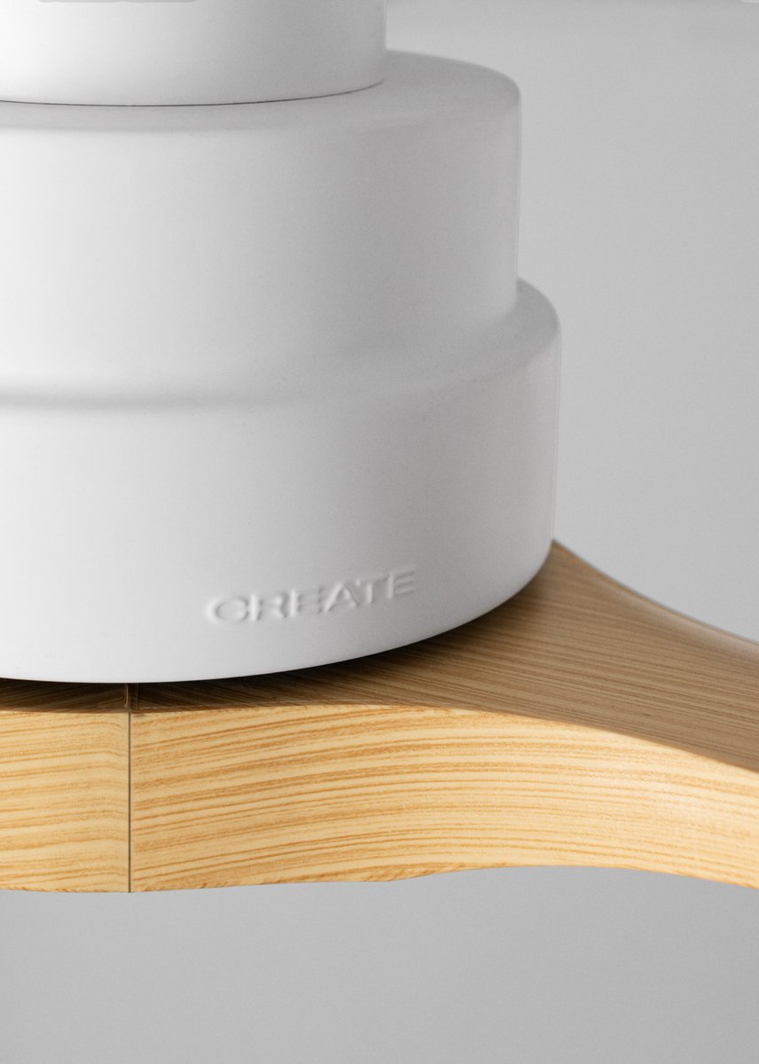 CREATE - Stille plafondventilator van 40 W met technische ABS-bladen, verkrijgbaar in verschillende maten - M - Geen licht - WIFI - WIND STYLANCE – foto 3