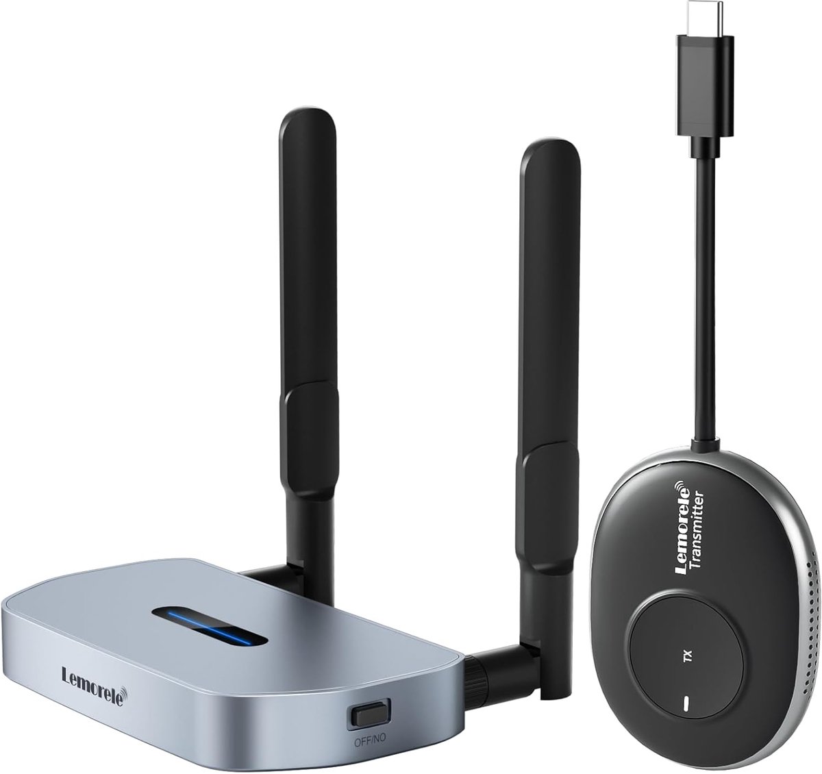 Draadloze HDMI Transmitter & Receiver Set - USB-C/HDMI, 1080P, 60Hz, 50m Bereik