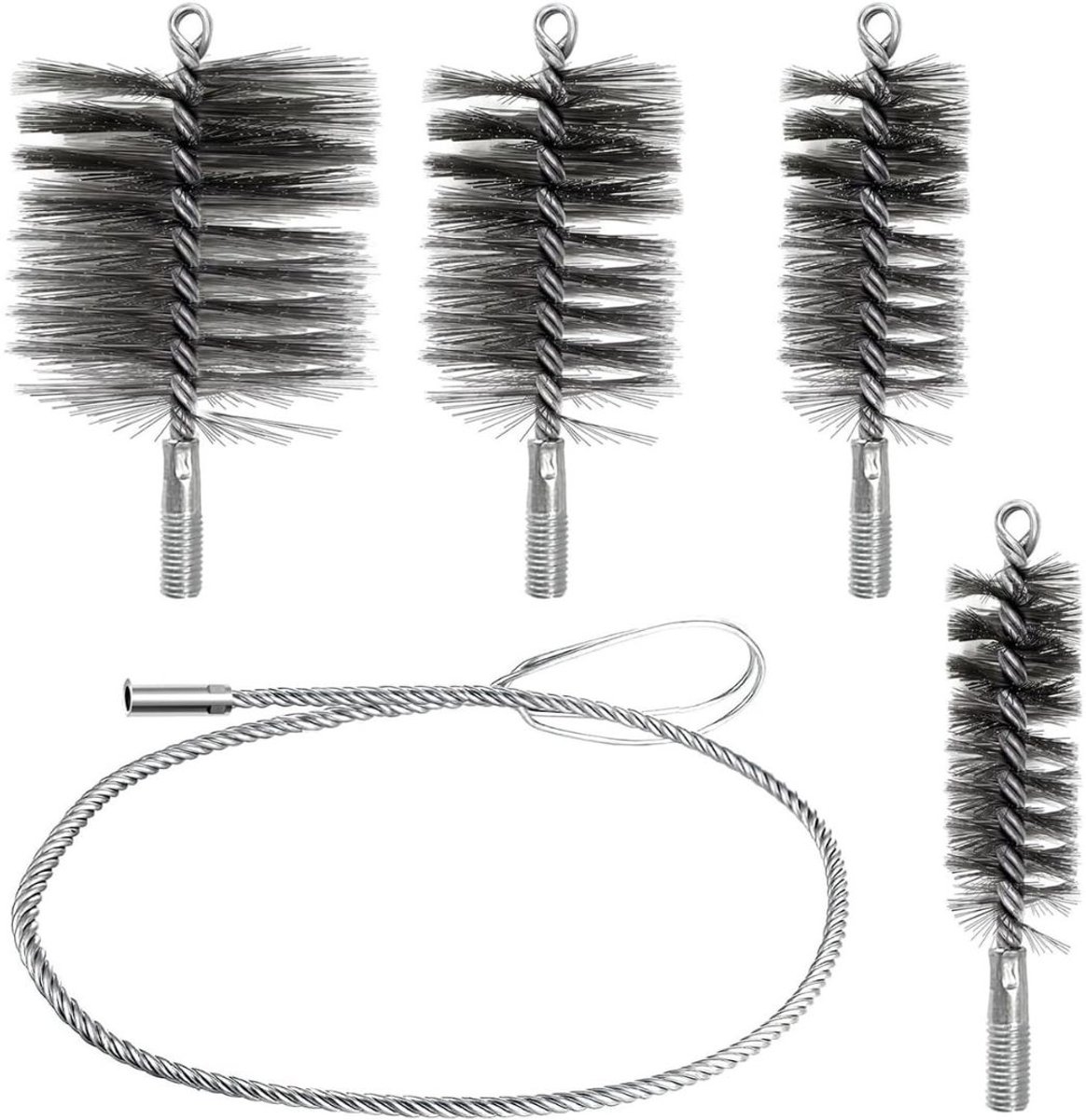 CLVP® Schoorsteenveegset - Schoorsteenveger - Schoorsteenborstel 150mm