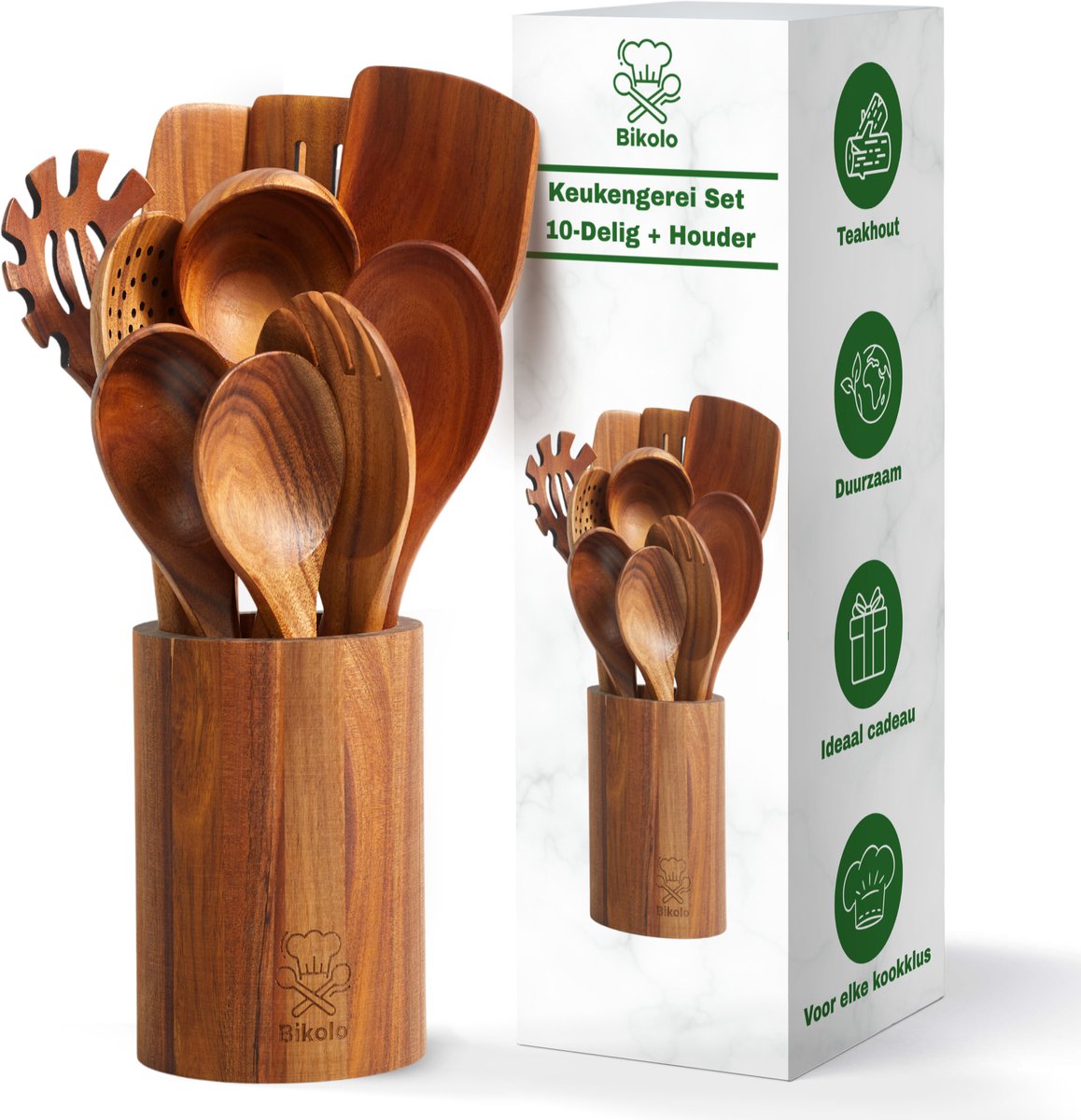 Houten lepel in olijf, 30 cm, met duimgreep - Scanwood - Koop online Houten lepel in olijf, 30 cm, met duimgreep - Scanwood - Koop online