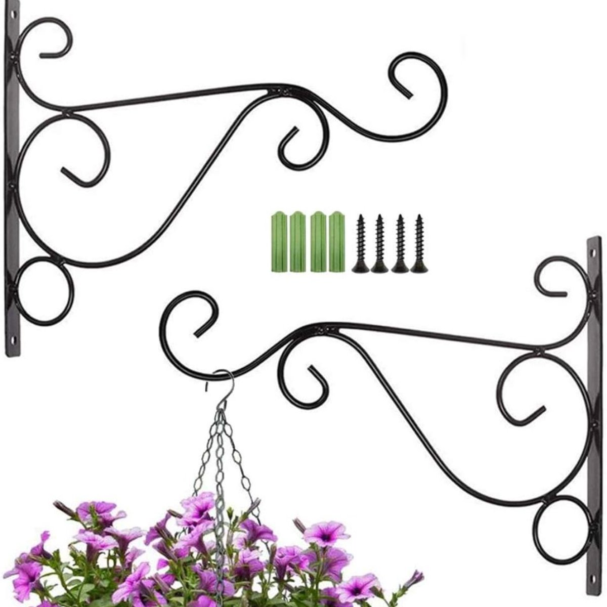 CLVP® Plantenhaak Hanging Basket - Muurhaak voor Planten - Wandhaak
