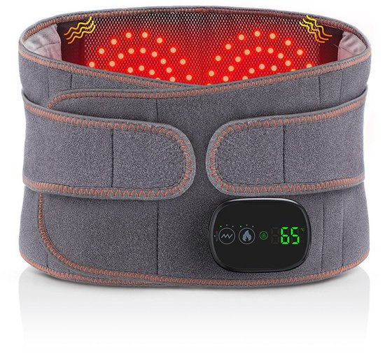 Foto: Infrarood massage band onderrug rugpijn spieren gewrichten pijnverlichting warmteband elektrisch rug massage apparaat