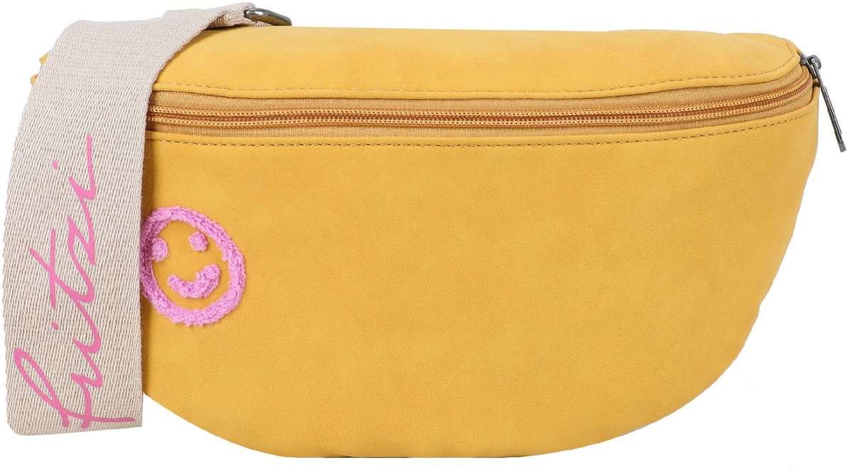 Fritzi aus Preußen schoudertas Bum Bag Limited Smile Jive Vintage Sunset geel