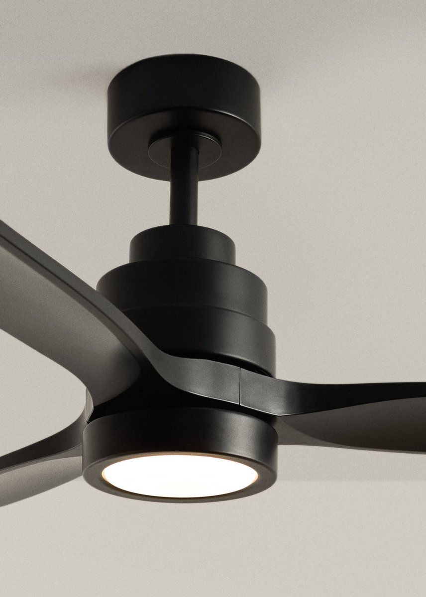 CREATE - Stille plafondventilator van 40 W met technische ABS-bladen, verkrijgbaar in verschillende maten - S - Met licht - Afstandsbediening - WIND STYLANCE – foto 5