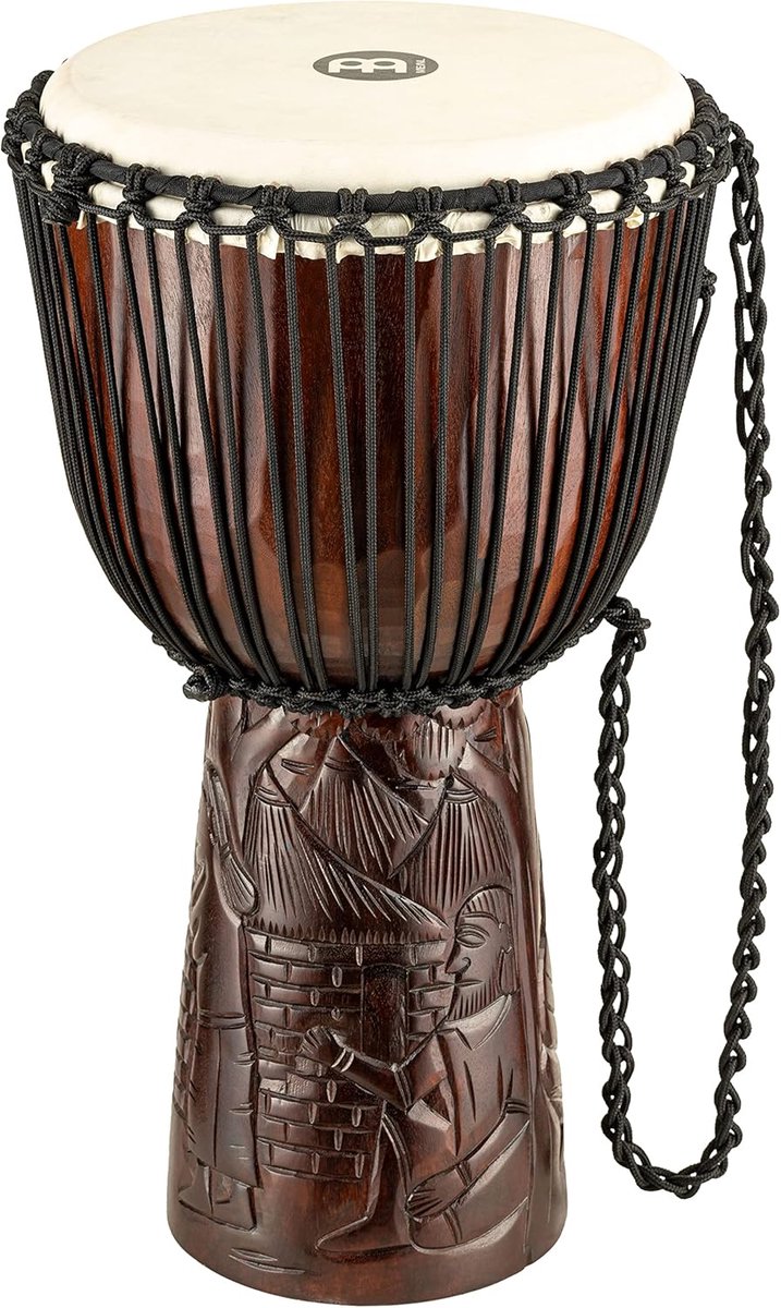 Afrikaanse Djembé - Handtrommel - Muziek Maken - Authentiek Dorps Design - 30 cm Diameter