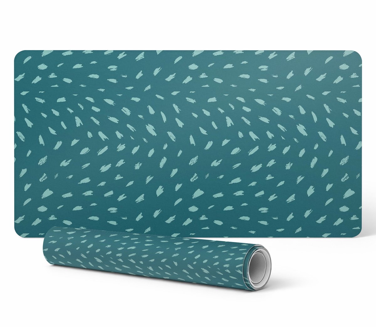 Antislip gamingmuismat met abstracte stippen, 90x45 cm