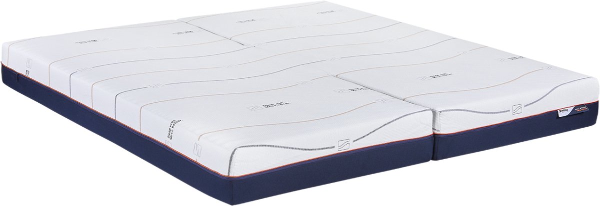 M line Cool Twin Cover 180 x 220 cm - matrashoes met split voor 2 matrassen - verkoelend - anti allergeen - 22 cm dik