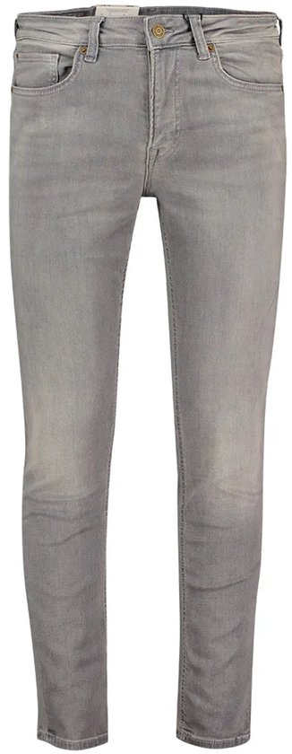Grijze Pepe Jeans Stanley tapered spijkerbroek voor heren, voorkant.