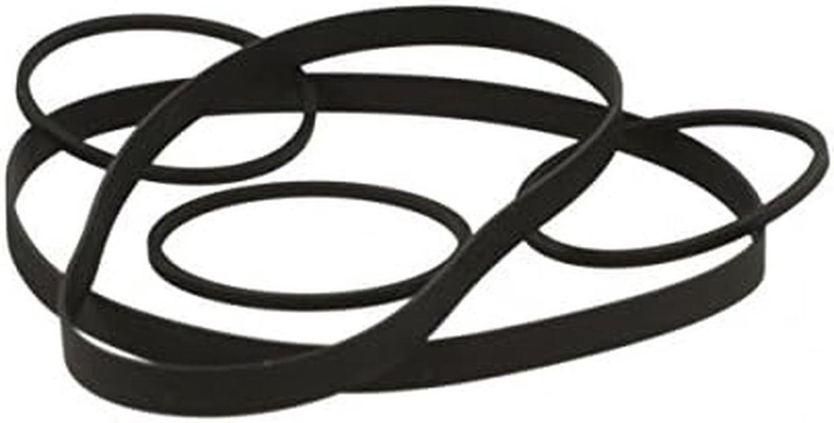 Cassette Deck Riem - Draaitafel Onderdeel - Muziek Afspelen - Precise Fit - Zwart